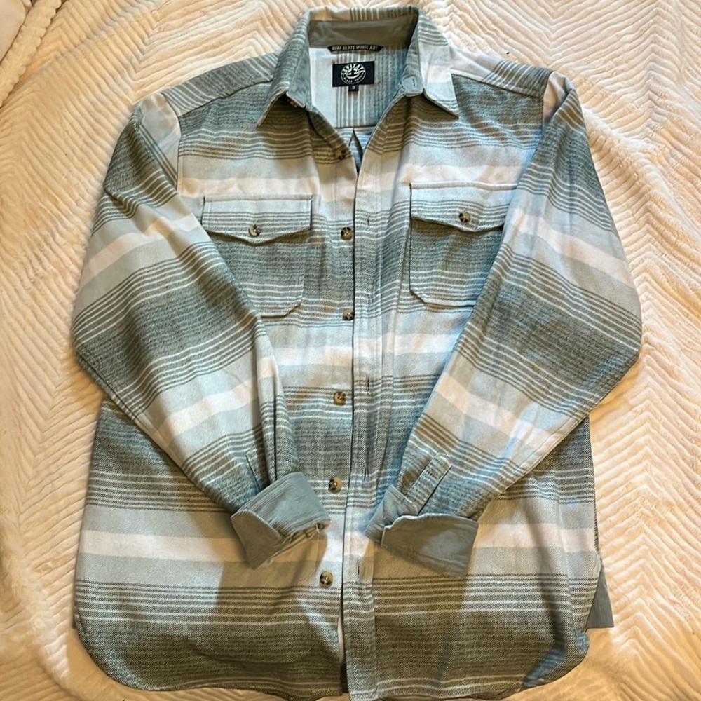 Unisex levitate flannel with corduroy detailing